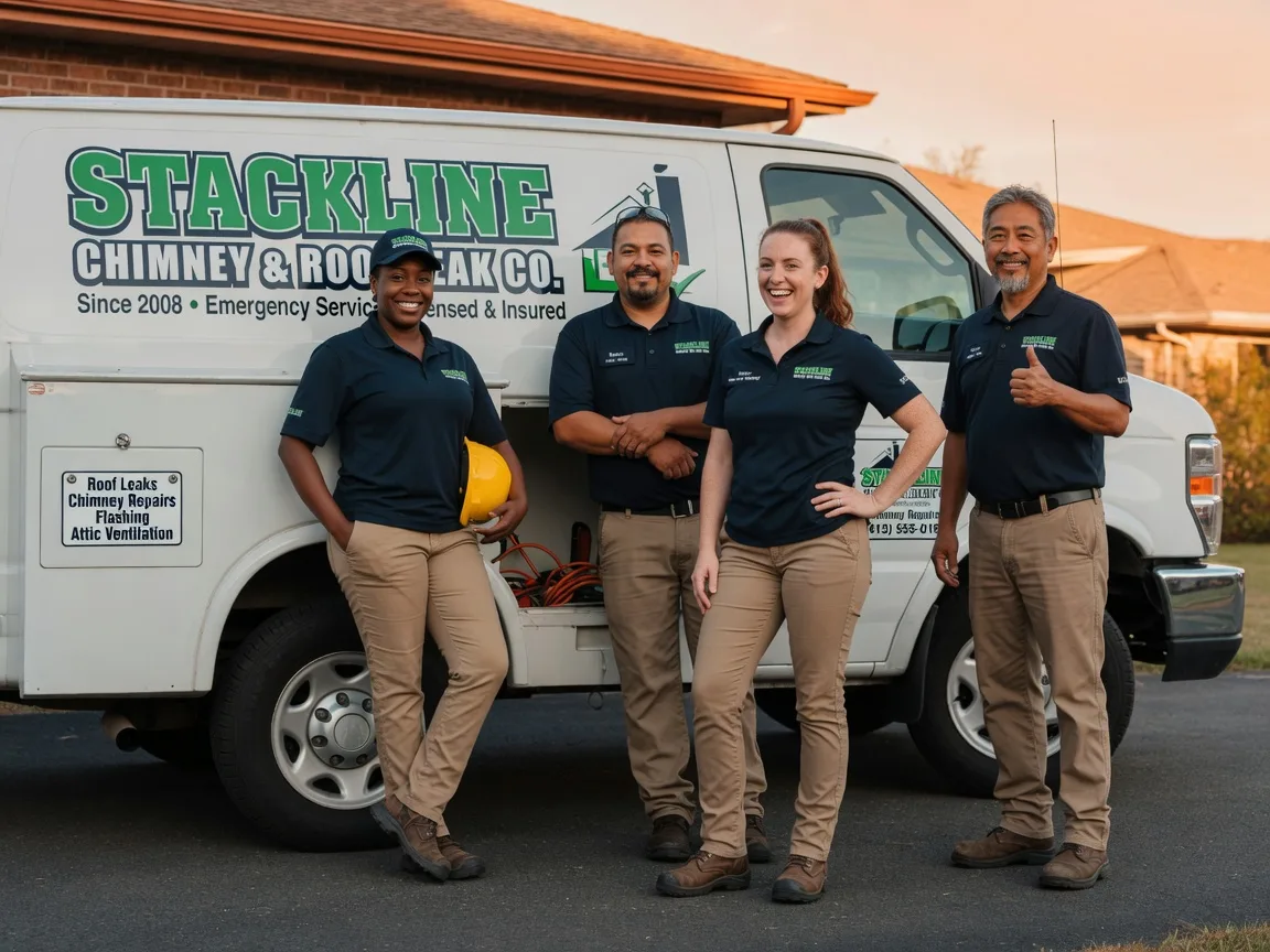 Chimney flashing repair company in Burlingame, CA